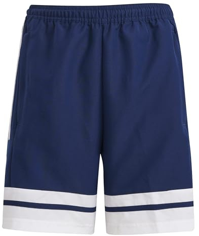 adidas Unisex niños Squadra25 Downtime Woven Short Kids Shorts, Team Navy Blue 2/White, 11-12 Years