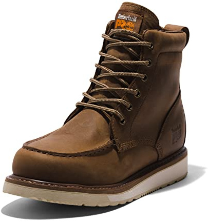 Timberland PRO Bottes de travail industrielles Pro Wedge 6 pouces Moc Soft Toe pour homme, noix de coco, 7.5 Wide