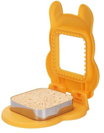 Taglierina e sigillatore,Sigillatore e taglierina per sandwich - Sigillatore quadrato per panino,Macchina per pancake per panini quadrati, Decrore per panini