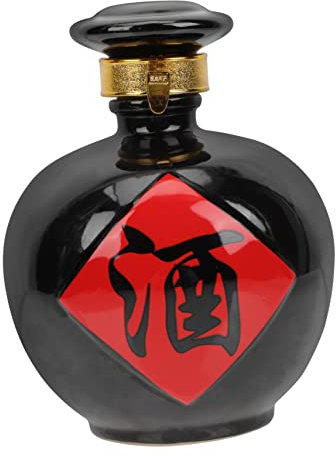 LIGIGWASH Vinoteca Cerámica Vintage Multifuncional Para Brandy Whisky Oporto Vodka o Ron Sellada Práctico y Duradero