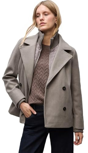 Street One Sandy Mocca Mel. 44 Caban Jacket with Inlay
