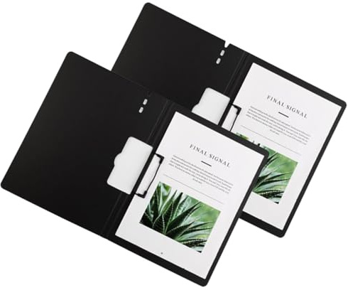 Gatuida 2 piezas Portapapeles con Clip Resistente y Superficie para Escritura Carpeta Organizadora Ligera para Estudiantes y Oficina Almacenamiento Práctico para Documentos y Uso Diario