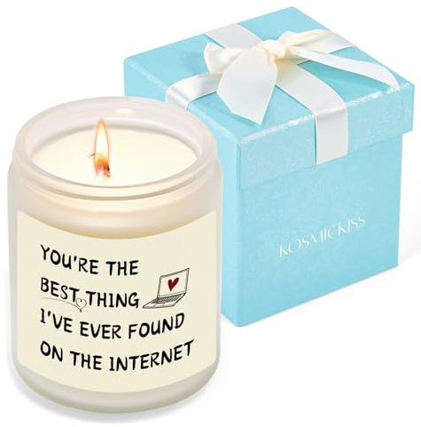 Anniversary Valentines Gifts, Valentine's Day Candle Gifts for Women Men, Romantic Gift for Wife Husband Girlfriend Boyfriend Best Friend Birthday Presents