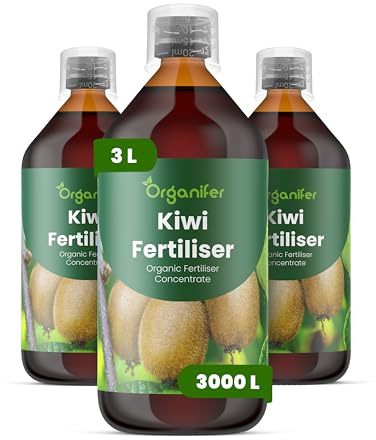 Fertilizzante liquido organico 3x1L per kiwi – crescita vigorosa e fogliame sano – Organifer