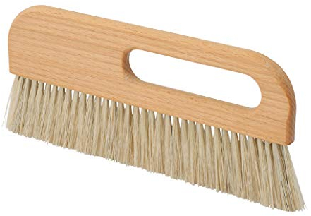 Redecker 421020 Tischhandfeger, Buchenholz, 2 Reihen helle Borste