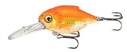 Savage Gear 3D Crucian Crank Wobbler für Forellen, Barsch, Zander & Hecht, Forellenköder, Barschköder, Zanderköder, Hechtköder, Angelköder Goldfish