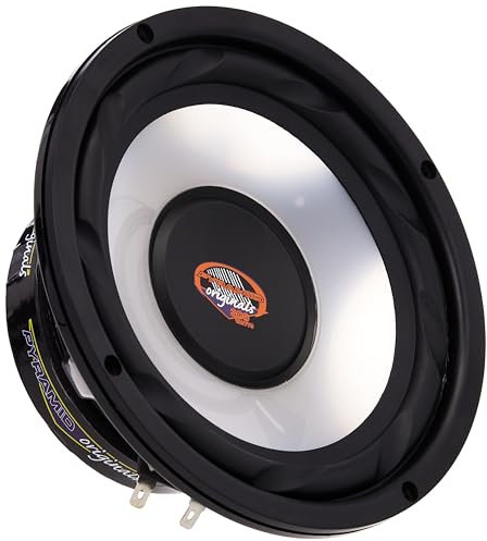 Pyramid WX65X 6.5 inch 300W Injected P.P. Cone Subwoofer Mid Woofer - White