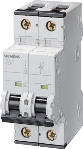 SIEMENS - Disjoncteur électrique bipolaire 20 A courbe D pour climatisation, pompe à chaleur et pompe de relevage
