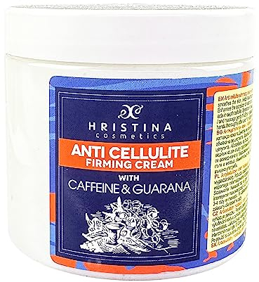 Crema anticellulite con caffeina e guaranà | Perfetta per il trattamento anticellulite di gambe, glutei, cosce, pancia, 200ml