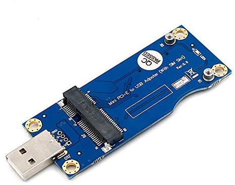 HLT Mini PCI-E to USB Adapter with SIM Card Slot for Module Transfer to USB Interface