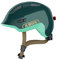 ABUS Kinderhelm Smiley 3.0 ACE LED - Fahrradhelm mit Licht - tiefe Passform & Platz für einen Zopf - für Mädchen und Jungs - Grün Glänzend, Größe S