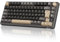 RK ROYAL KLUDGE M75 Clavier Mécanique sans Fil, Azerty BT5.0/2.4G/USB-C Compact 75% Clavier Gamer Mécanique avec écran Intelligent OLED et Bouton Rétroéclairage RVB, Interrupteur Rouge, Grey