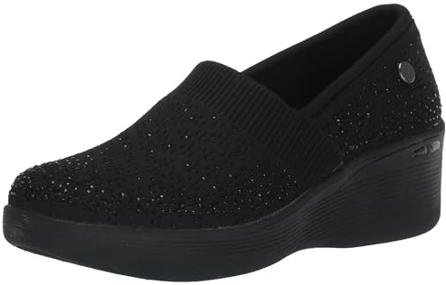 Skechers Women's Martha Stewart Pier Lite-Reflection Loafer, Black, 7 UK