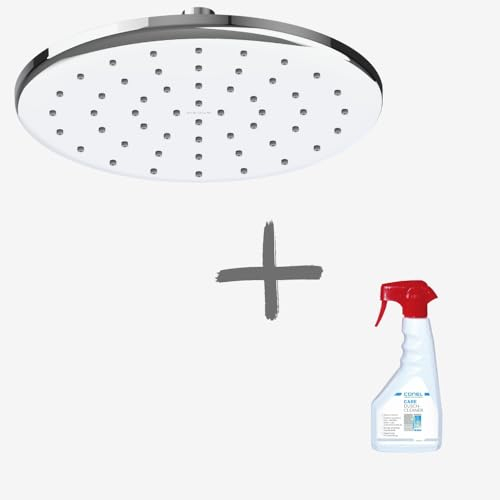 VIGOUR Kopfbrause individual 4.0 250mm rund Dropless, verchromt V4KB25DL + Conel Duschcleaner