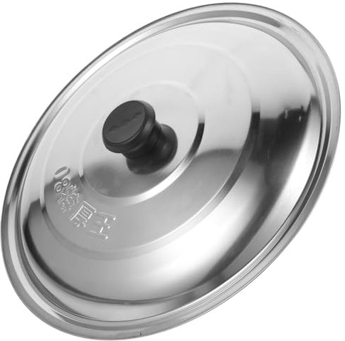 HOLIDYOYO Coperchio Per Pentola in Acciaio Inox Per Uso Domestico Coperchio Multifunzione Per Padella Wok Facile Da Maneggiare 29 Cm