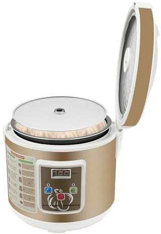 5 l fermenter för svart vitlök, helautomatisk intelligent vitlök fermenteringsmaskin, multifunktionell fermenteringsbehållare för yoghurt, natto och fruktvin