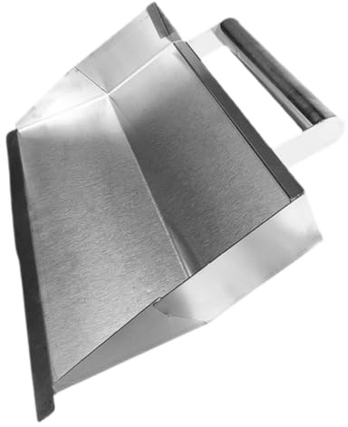 Alipis Llana de Acero Inoxidable para Acabado de Cemento Herramienta Manual de Albañilería para Paredes y Paneles de Yeso Paleta de Bordes Resistente Uso Profesional y Bricolaje