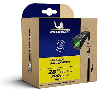 Michelin Schlauch Protek Max A3 Presta 40, schwarz, ETRTO 32/42 - 622