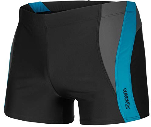 ZAGANO Herren Badehose bape Schwimmhose Badehose Herren,2376, 1 schwarz-blau, Gr. XXL