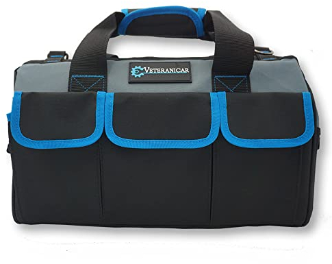 Veteranicar Fahrzeugpflege Tasche & Zubehör Autoreinigung Detailing Bag Kofferraumorganizer