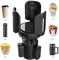 IULONEE Car Cup Halter Universeller Becherhalter Auto Cup Halter Expander Adapter Fahrzeug montiert Verstellbare Basis Wasser Cup Auto Zubehör für Flasche Drink Halter (Schwarz)