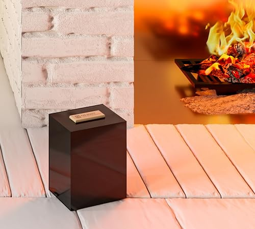 Fire Beauty Galvanized Steel Fire Starter Fireplace Storage Box(small)