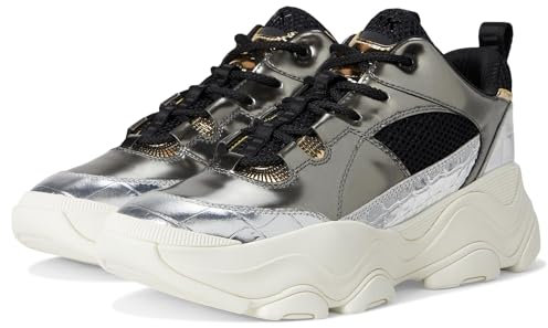 Michael Kors Atlas Sneaker für Herren, Schwarz Multi, 42 EU