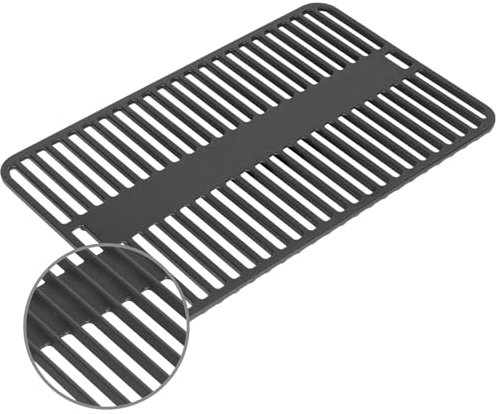 EasiBBQ Cast Iron Grill Grate for Weber Go-Anywhere Charcoal and Gas Grill, Cooking Grill Grids Replaces 80631, 70211, 3634, 67195, 16 x 10