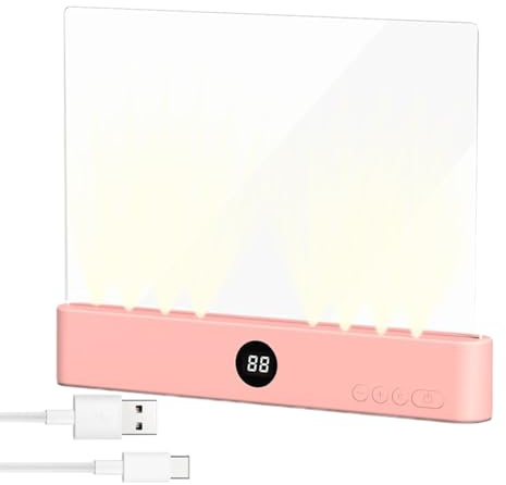 GkgWuxf Luz de libro | Panel transparente de 3 colores regulable, lámpara LED para libros, luces nocturnas, para mujeres, hombres, lectores, hogar, viajes, dormitorio, oficina, escuela, dormitorio