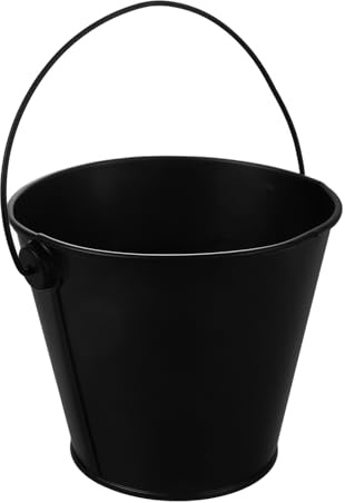 SEWACC Contenitore Raccogli-Grasso in Latta per Accessorio per Barbecue Contenitore per Olio Secchio per Grasso per Cucine Compatte