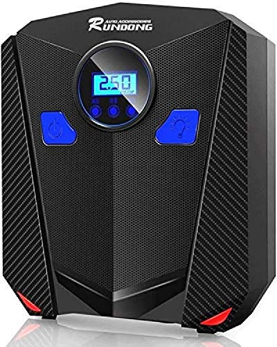 RONGJJ Bomba De Pie Bomba De Aire De Coche De Calidad Bomba De Aire Inteligente Bomba De Aire Portátil Coches Eléctricos Digitales Bolas Inflables Inflador Neumáticos Bicicleta Bicicleta