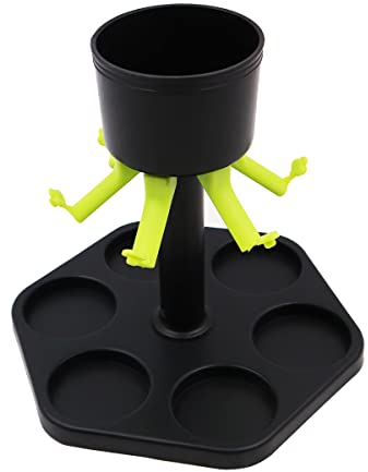 VOANZO Wine Dispenser - 6 Shot Glass Dispenser Holder for Filling Drinks