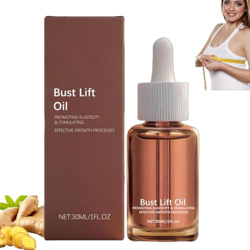Olio Lifting Seno, Olio Massaggio Seno, Nutriente per la Pelle, Crema Idratante Rassodante per il , Aumenta l'Elasticità e Previene il Rilassamento