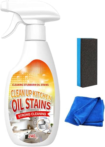 Heavy Duty Degreaser – 2025 Strong Oil Detergent Lemon Cleaner, Multi-Purpose Household Degreaser, Heavy Duty Kitchen Degreaser Cleaning Spray, All Purpose Cleaning Spray for Oven, Cabinet (1Pc)