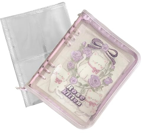 Raccoglitore ad anelli, formato A5, organizer per carte, raccoglitori per ufficio, per famiglia, insegnanti, scuola, pendolari, esterni, interni, viaggi, casa, aula
