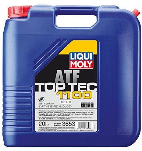 LIQUI MOLY Top Tec ATF 1100 | 20 L | Getriebeöl | Hydrauliköl | Art.-Nr.: 3653