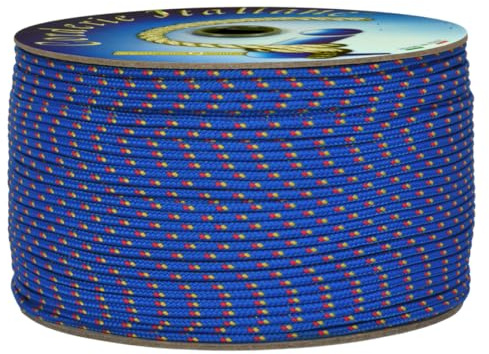 Corderie Italiane 006037842 Cordino Colorato Hobby Fantasy Azzurro, 3 mm, 40 mt