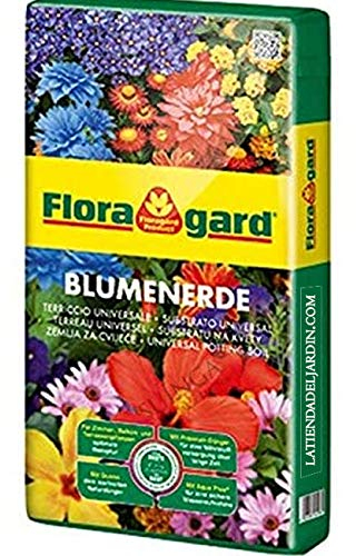 Suinga SOSTTRATO UNIVERSALE PREMIUM FLORAGARD 70 LITRI SACCO TORBA UTILIZZATO PER PRATO VASO PIANTE GIARDINO Considerato il miglior substrato sul mercato