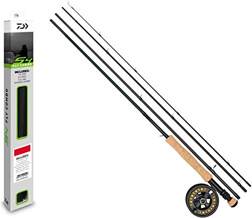 DAIWA S4 Fly Fishing Combo 10' / #7/7/8 Reel - WF7F - DTF10074-#7/8