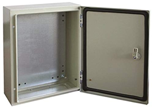 RS PRO Stahl Wandgehäuse RAL 7032 IP66, HxBxT 400 mm x 300 mm x 150mm