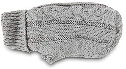 Wolters Zopf-Strickpullover, Größe:45 cm, Farbe:Silber