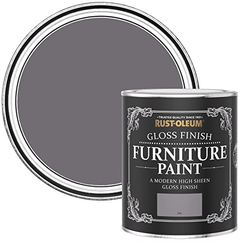 Rust-Oleum Purple Furniture & Skirting Board Paint in Gloss Finish - Iris 750ml