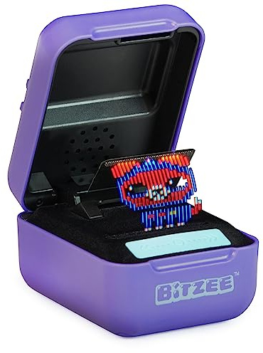 BITZEE, Jouet interactif numérique pour Animal Domestique et étui avec 15 Animaux à l'intérieur, Animaux électroniques virtuels réagissent au Toucher, Jouets pour Enfants pour Filles et garçons,