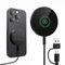 FDGAO Fast Wireless Charger Magnetic Wireless Charging Pad - 15W Mag-Safe Compatible for iPhone 16 Pro Max/16 Pro/16 Plus/16/15/14/13/13 Pro Max/12 mini/12, Black