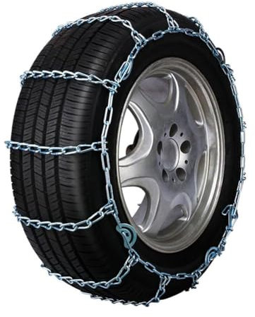 SOUTES Schneeketten Auto für Opel Zafira Life L 2019, Winter Reifen Ketten Anti-Rutsch Reifenketten Autokette Reifen-Schneeketten Einstellbare Zubehör,B/1111cam