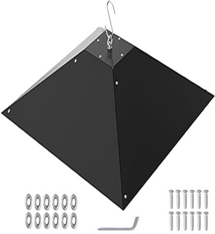 Deflector Anti Ardillas para De Aves - Protector Metálico para Comida De Aves - Escudo Colgable para Tronco De Arbol contra Ardillas | para Jardín Patio Parque