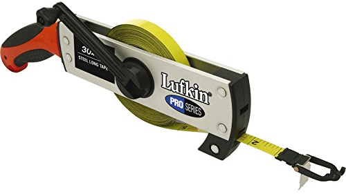 Lufkin FT50CME 1/2in/13mm x 150ft/50m Long Frame Measure Tape with Steel Blade for Providing Durability and Strength