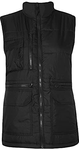 Regatta Professional Men's Steller Multi-Zip Ripstop Insulated Bodywarmer Gilet Jacket, Black, size XXX-Large