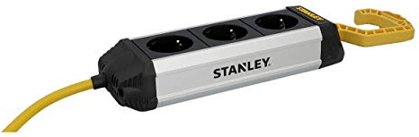 Stanley kontaktkabel, kontaktuttag 3680W 3 fack med krok 3 fack med krokar
