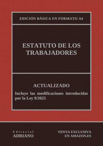 Estatuto de los Trabajadores: Edición básica en formato A4